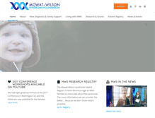 Tablet Screenshot of mowat-wilson.org